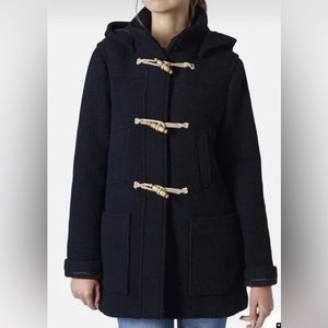 Topshop Wool Duffle Toggle Coat